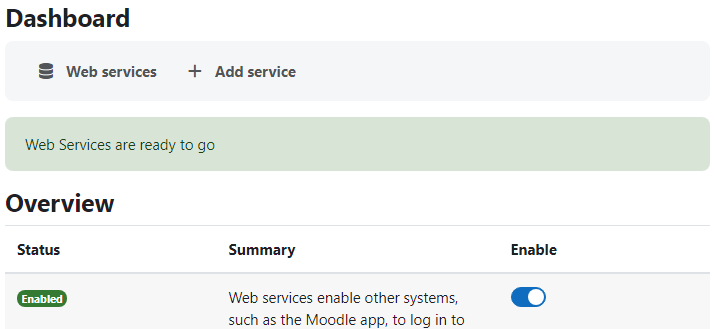 WSManager Dashboard to manage APIs